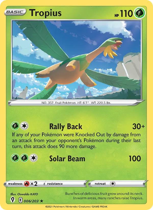 Tropius card