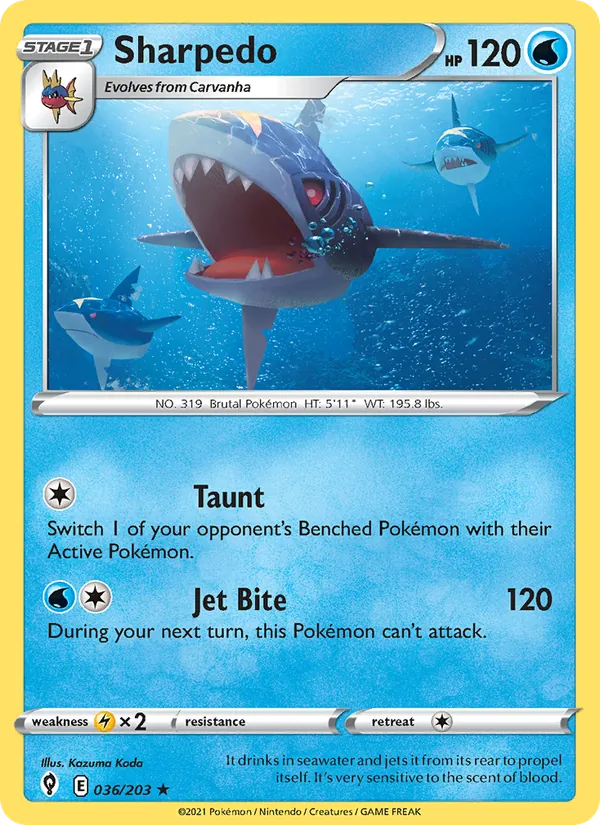 Sharpedo card