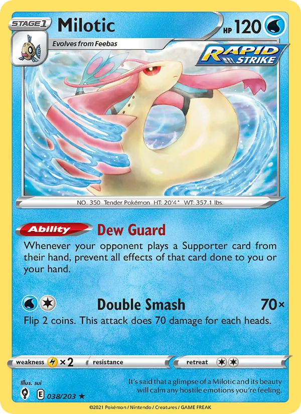 Milotic card