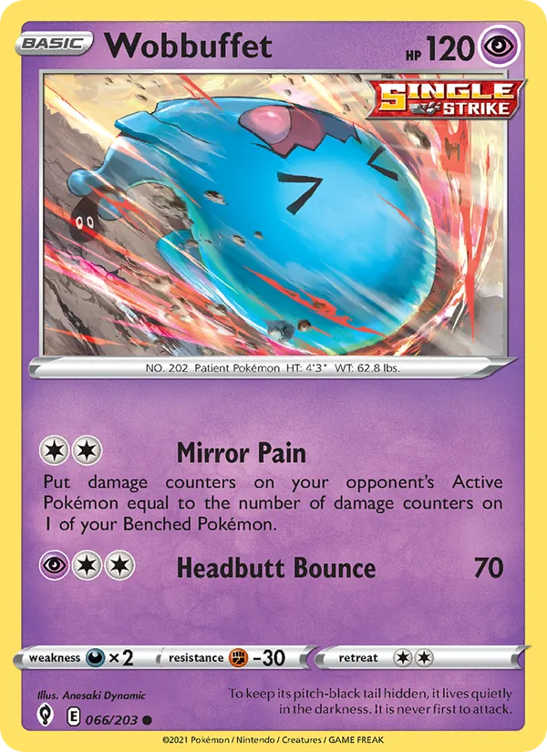 Wobbuffet Pokémon card