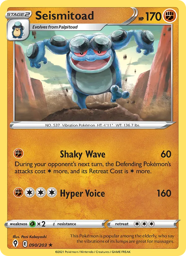 Seismitoad card