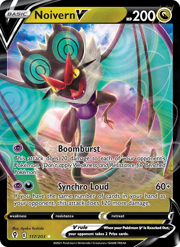 Noivern V Pokémon card