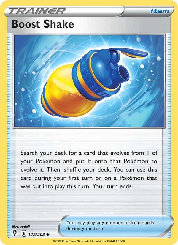 Boost Shake card