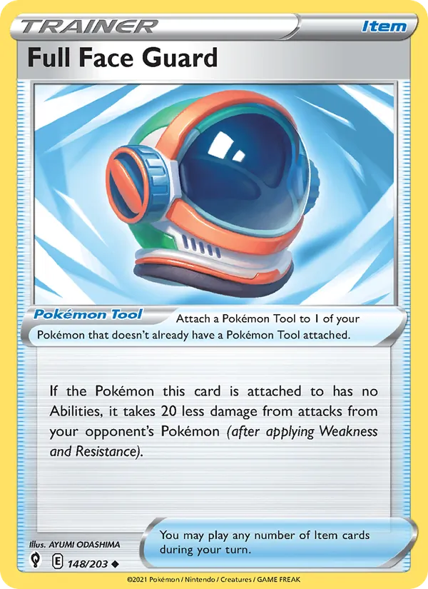 Full Face Guard card