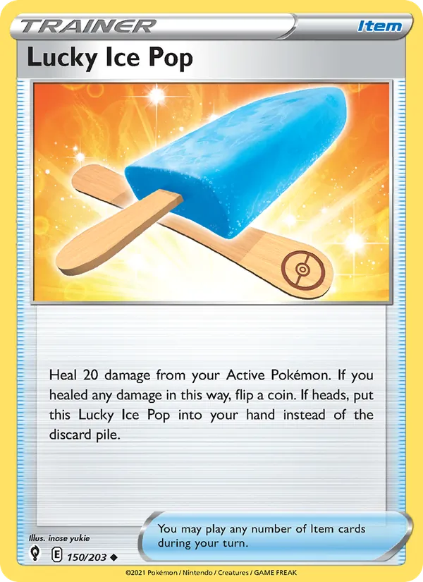 Lucky Ice Pop card