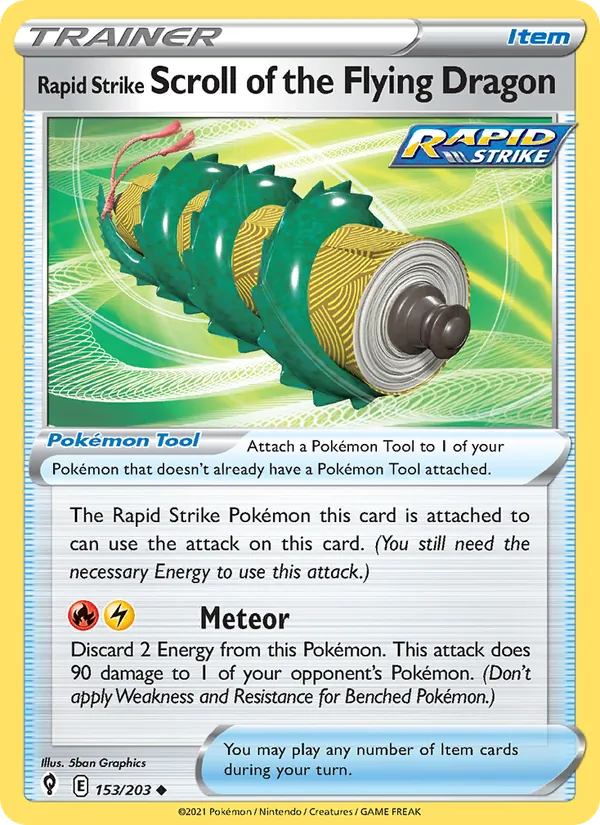 Rapid Strike Scroll of the Flying Dragon card