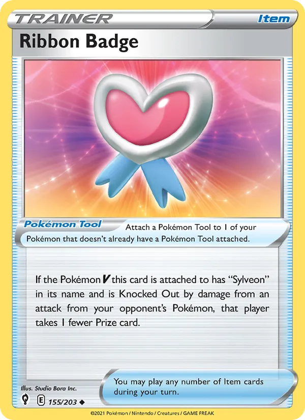 Ribbon Badge card