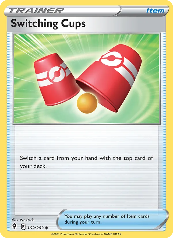Switching Cups card