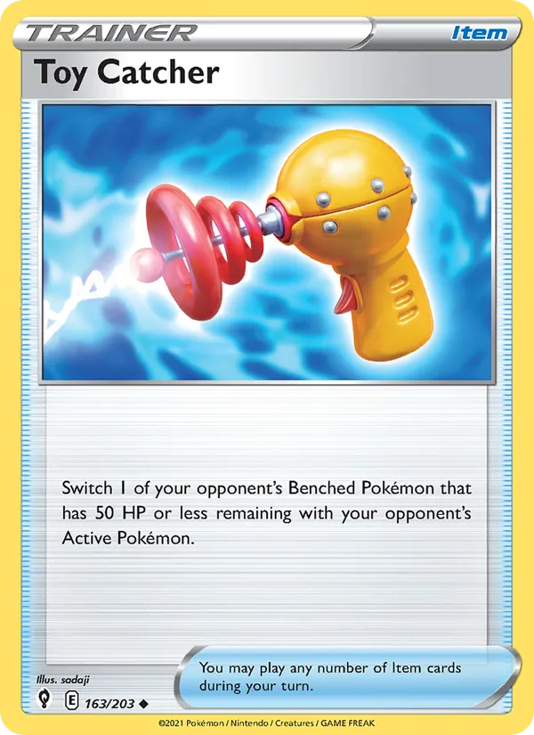 Toy Catcher card