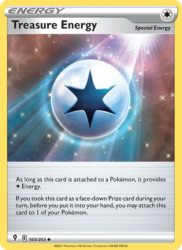 Treasure Energy card