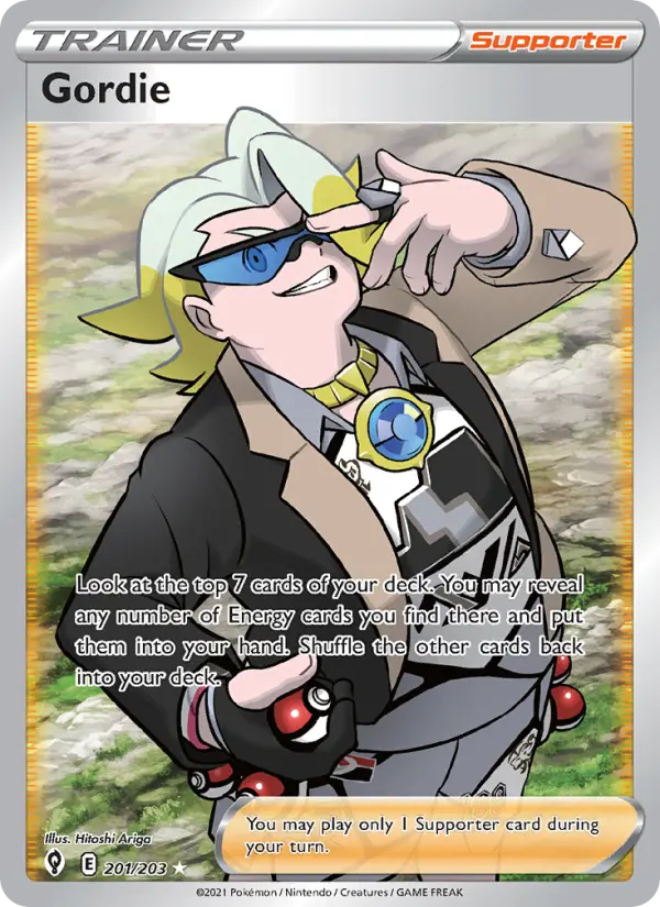 Gordie Pokémon card