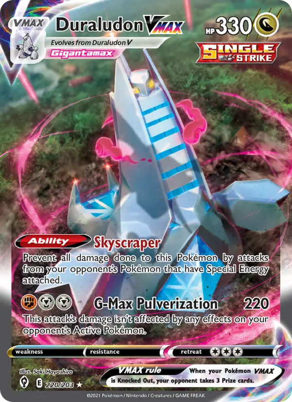 Duraludon VMAX Pokémon card