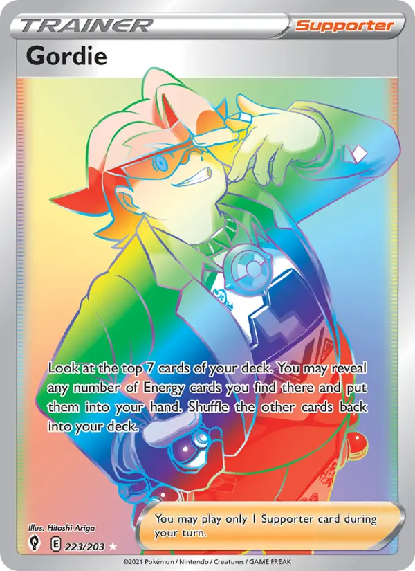 Gordie Pokémon card