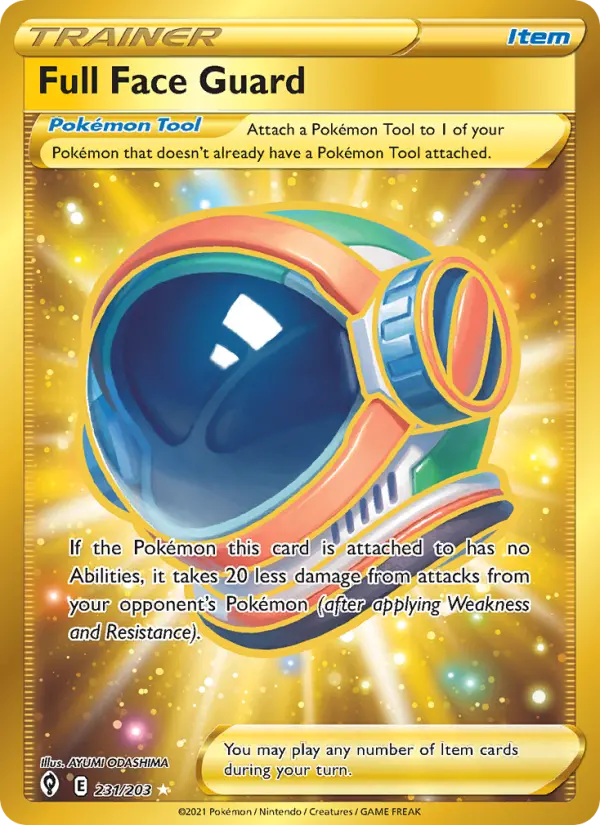 Full Face Guard Pokémon card