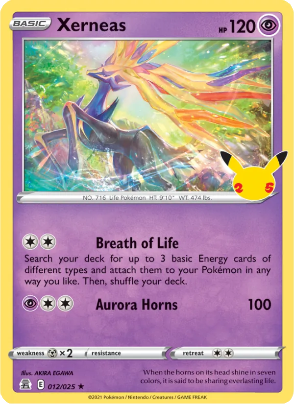 Xerneas Pokémon card