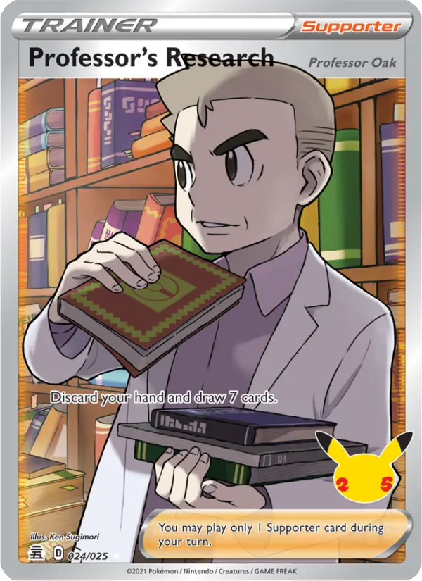 Professor's Research (Professor Oak) Pokémon card