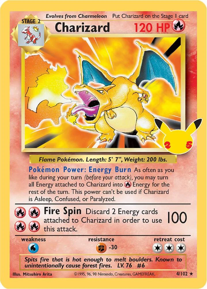Charizard Pokémon card