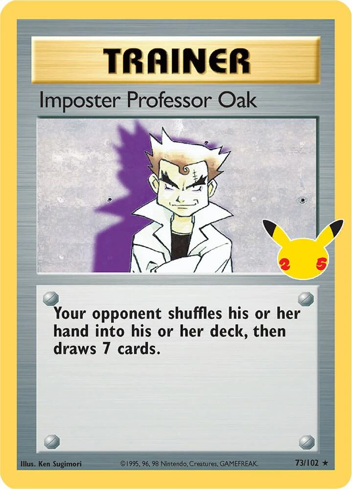 Imposter Professor Oak Pokémon card