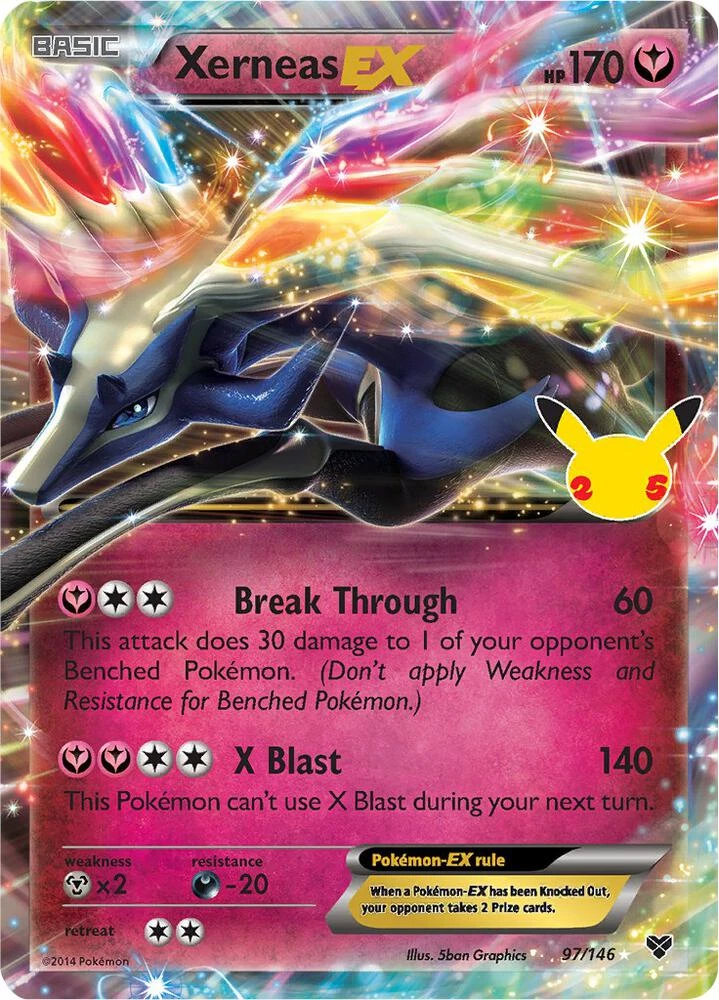 Xerneas EX Pokémon card