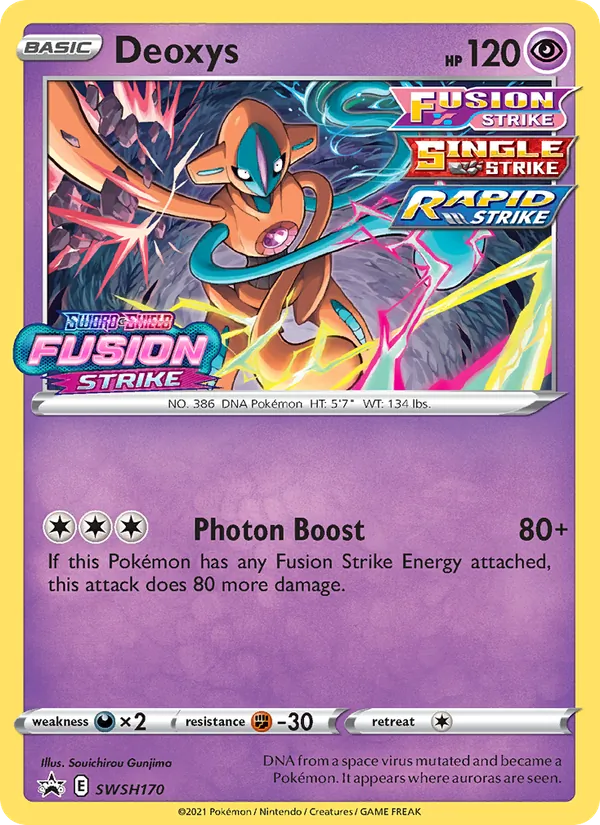 Deoxys Pokémon card