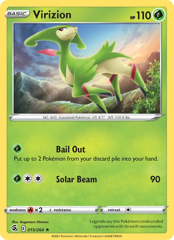 Virizion card