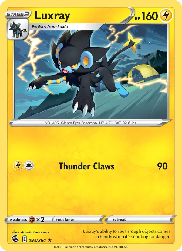 Luxray Pokémon card