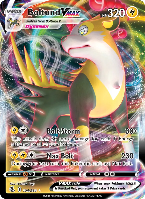 Boltund VMAX Pokémon card