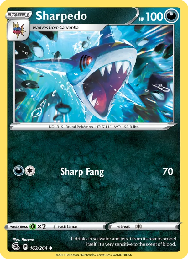 Sharpedo card