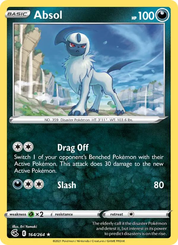 Absol Pokémon card