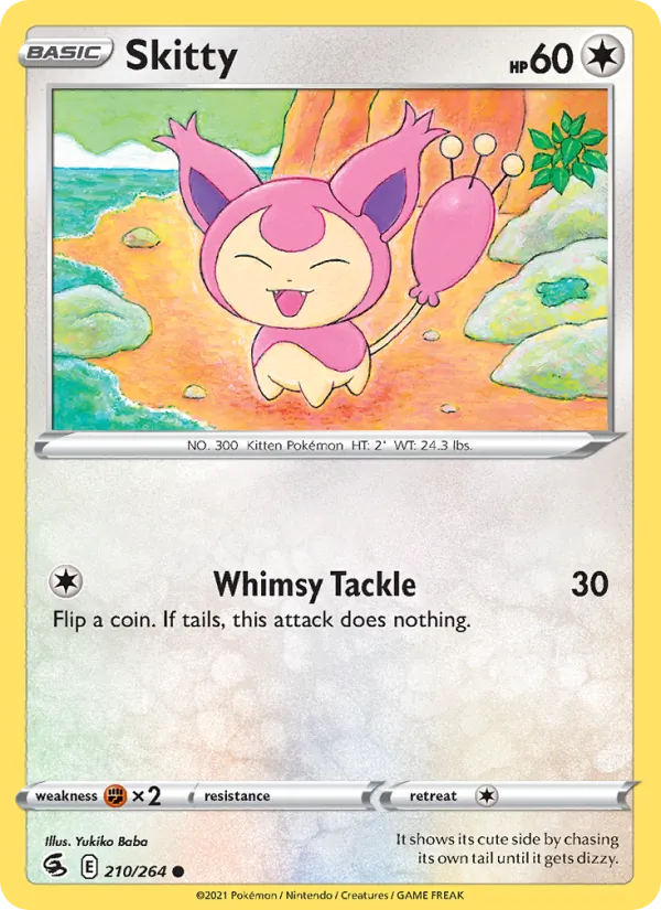 Skitty Pokémon card