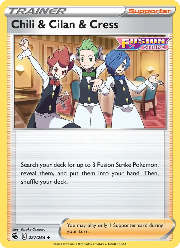 Chili & Cilan & Cress card