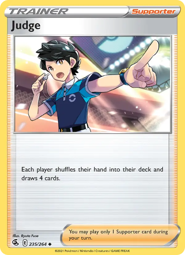 Judge Pokémon card