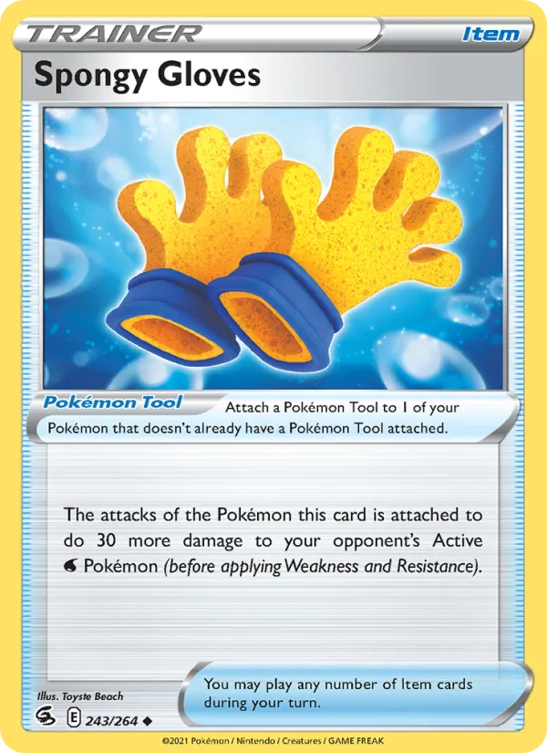 Spongy Gloves card