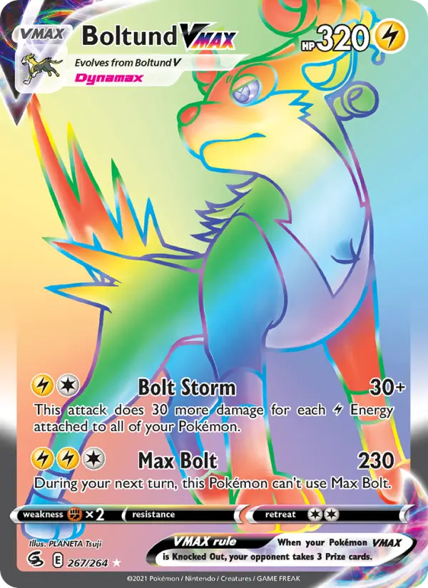 Boltund VMAX Pokémon card