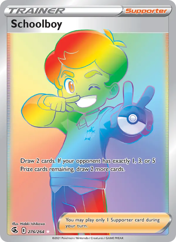 Schoolboy Pokémon card