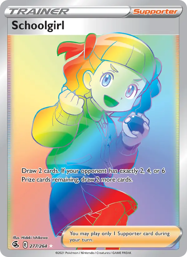 Schoolgirl Pokémon card