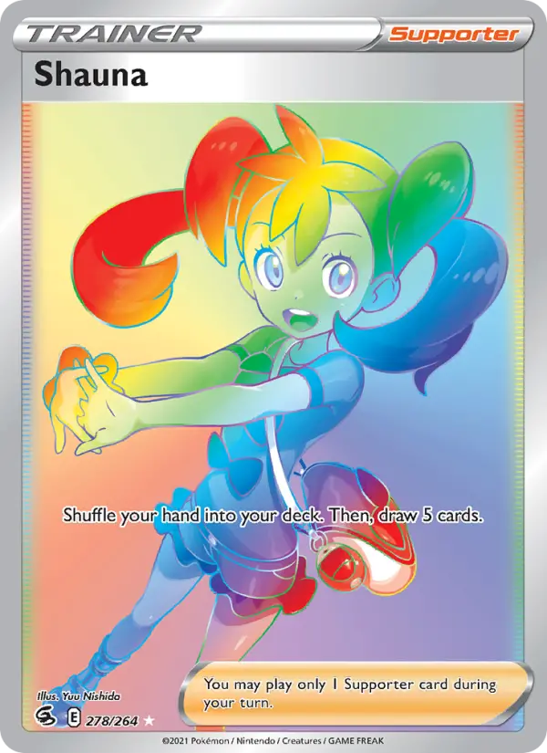 Shauna Pokémon card