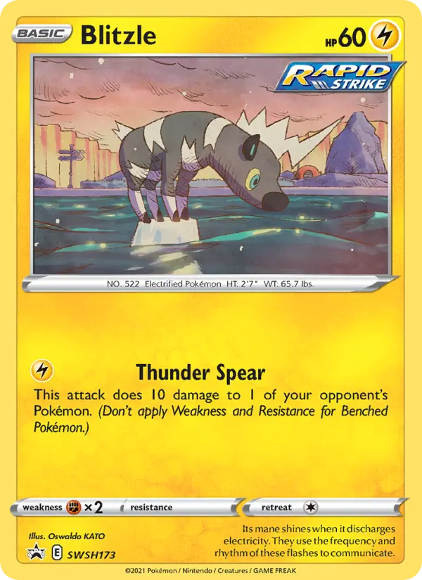 Blitzle Pokémon card