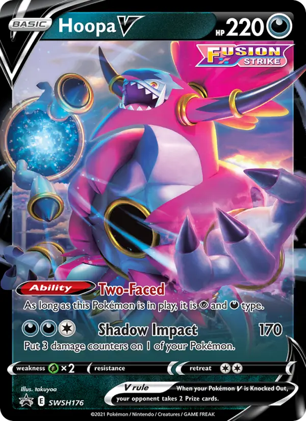 Hoopa V Pokémon card
