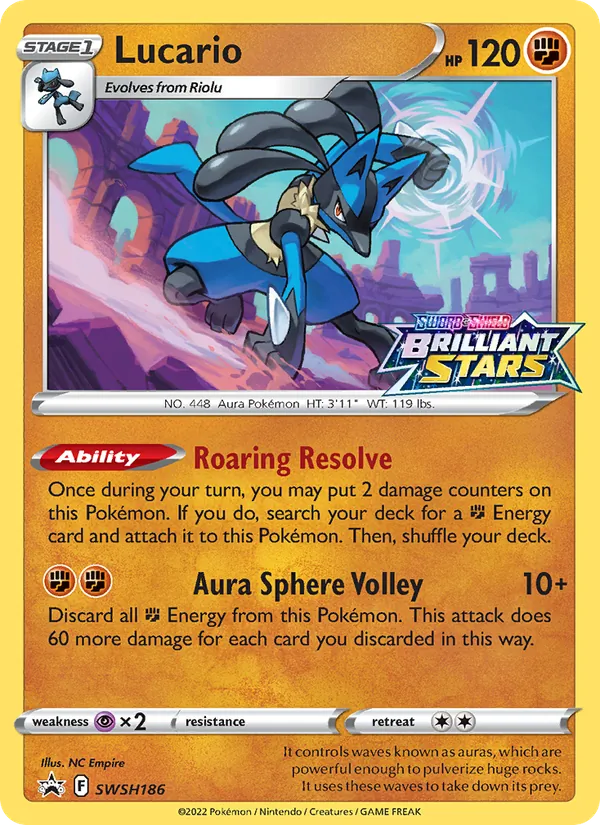 Lucario VSTAR card