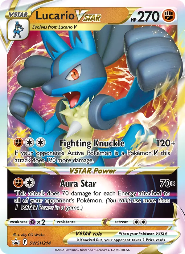 Lucario VSTAR card