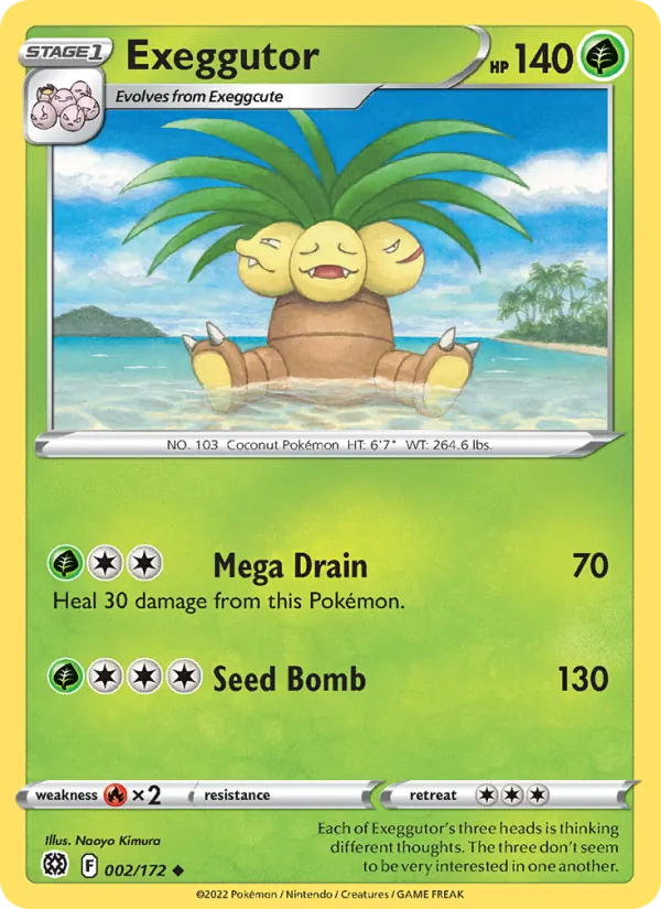 Exeggutor Pokémon card