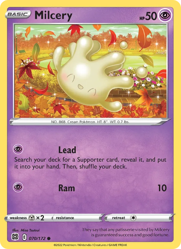 Milcery Pokémon card