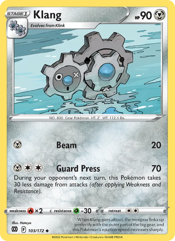 Klang Pokémon card