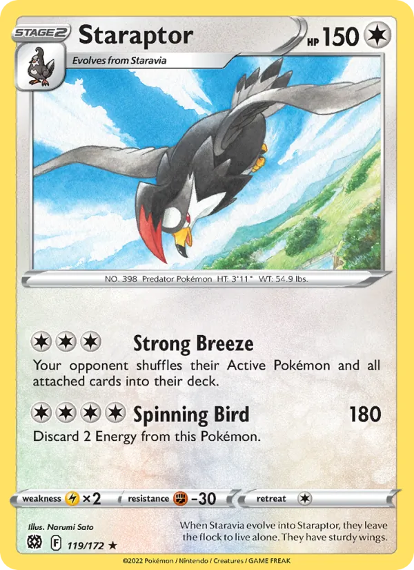 Staraptor card