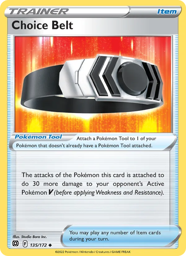 Choice Belt card