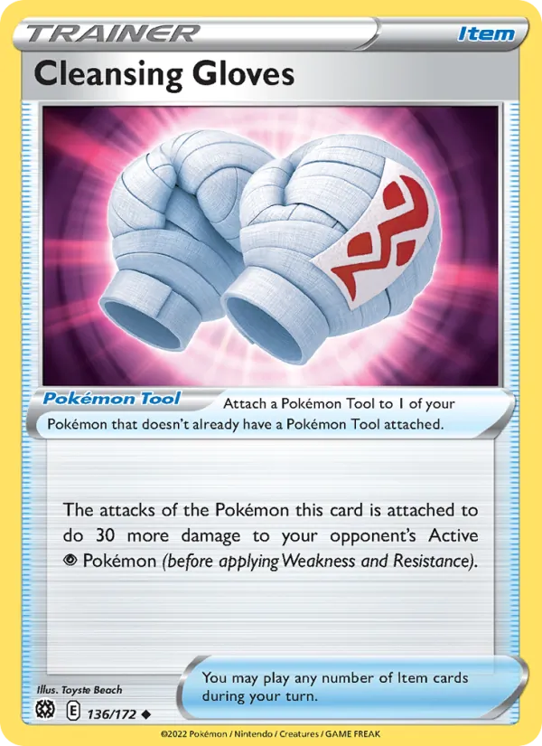 Cleansing Gloves card