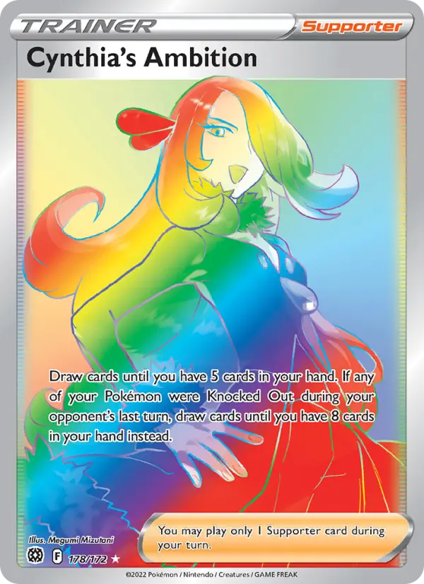 Cynthia's Ambition Pokémon card