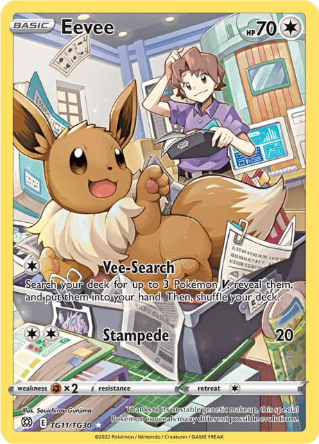 Eevee Pokémon card