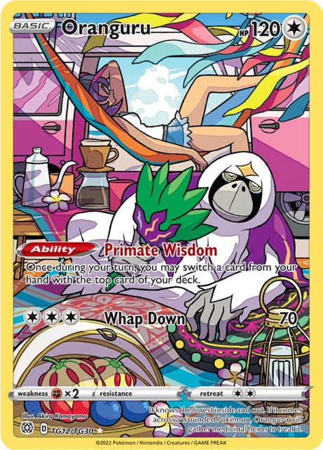 Oranguru Pokémon card